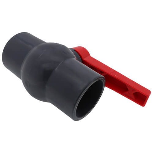 Main product image of 3" QVC SCH 80 PVC Compact Ball Valve w/ EPDM O-Ring - Gray (Socket)