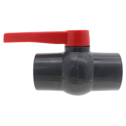 Main product image of 3" QVC SCH 80 PVC Compact Ball Valve w/ EPDM O-Ring - Gray (Threaded)