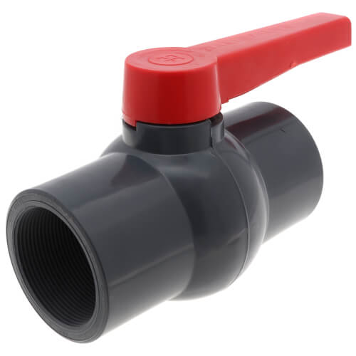 Main product image of 3" QVC SCH 80 PVC Compact Ball Valve w/ EPDM O-Ring - Gray (Threaded)
