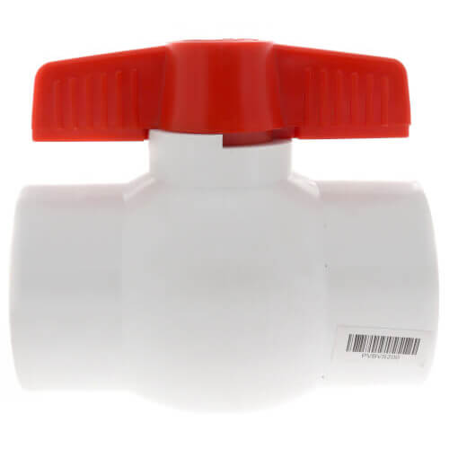 Main product image of 3" QVC SCH 40 PVC Compact Ball Valve w/ EPDM O-Ring - White (Threaded)