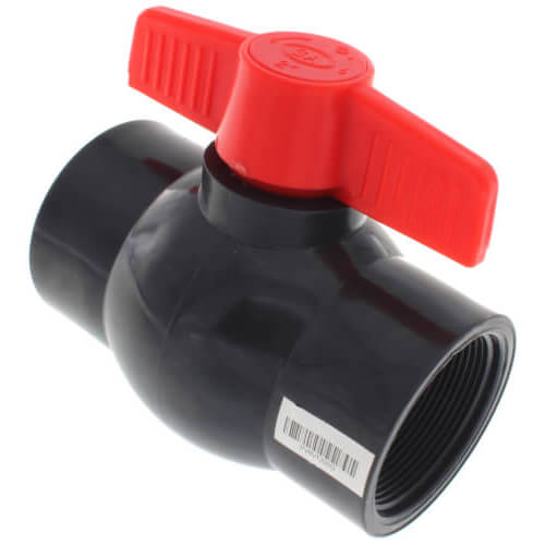 Main product image of 4" QVC SCH 80 PVC Compact Ball Valve w/ EPDM O-Ring - Gray (Socket)