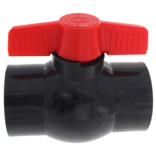 Main product image of 4" QVC SCH 80 PVC Compact Ball Valve w/ EPDM O-Ring - Gray (Socket)