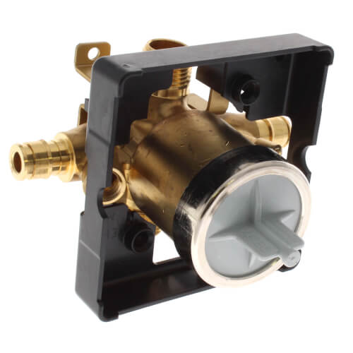 Main product image of MultiChoice Valve Body Only w/ Expansion PEX Inlet & Universal Outlets, Screwdriver Stop, R10000-MFWS