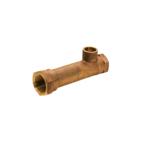 Main product image of 3/4" x 1/2" x 1/2" F LongxFxC Tee (Lead Free)