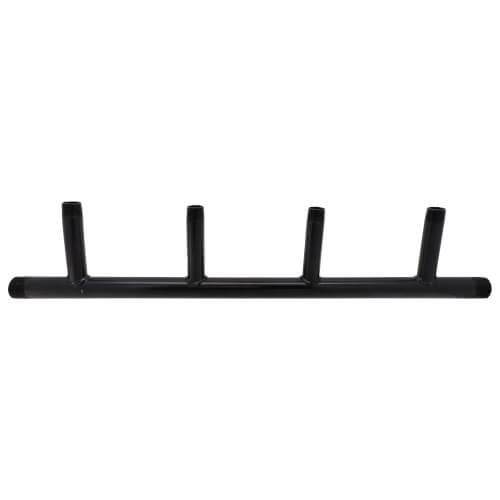 Main product image of 1" Black Steel Boiler Header with 3/4" Outlets (4 Branches)