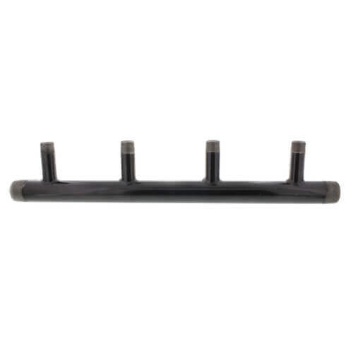 Main product image of 2" Black Steel Boiler Header with 1-1/2" Outlets (4 Branches)