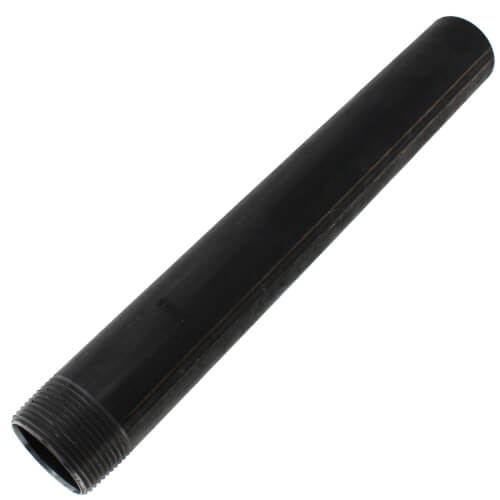 Main product image of 1-1/4" x 12" Black Toe Nipple