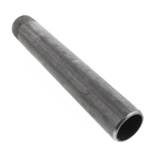 1-1/4" x 10" Black Toe Nipple