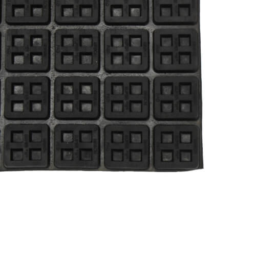 R18X18SW Mason Industries R18X18SW Super W Natural Rubber Vibration Isolation Pad (18" x 18