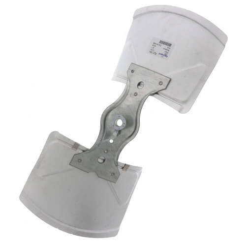 Main product image of 17.8" Galvanized Steel 2 Blade Fixed Hub Fan Blade, CCW (31° Pitch)