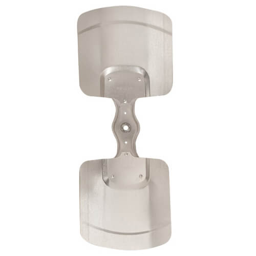 Main product image of 20" Aluminum 2 Blade Fixed Hub Fan Blade, CW (24° Pitch)