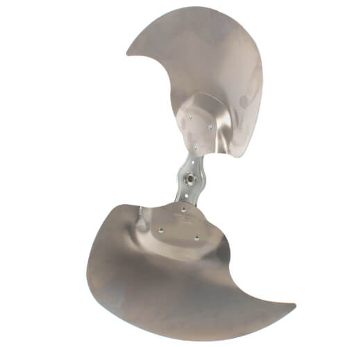 27" Aluminum 2 Blade Fixed Hub Fan Blade, CCW (28° Pitch)