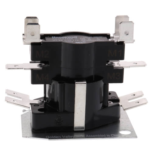 R24BA1006 Honeywell Home R24BA1006 Electric Heat Sequencer w/ 2 Switches (20 sec timing)