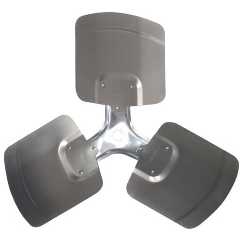Main product image of 14" Aluminum 3 Blade Hubless Fan Blade, CW (23° Pitch)