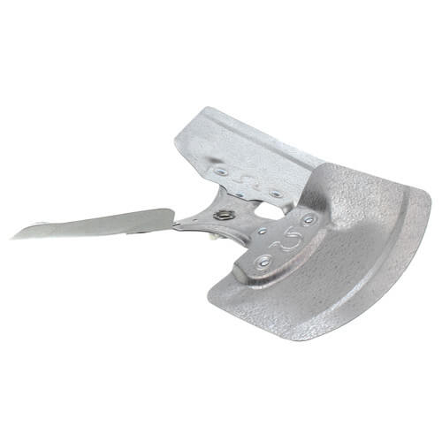 18" Galvanized Steel 3 Blade Fixed Hub Fan Blade, CW (19° Pitch)