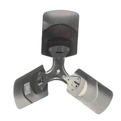 20" Aluminum 3 Blade Fixed Hub Fan Blade, CW (23° Pitch)