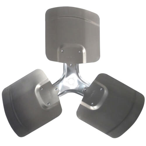 Main product image of 20" Aluminum 3 Blade Hubless Fan Blade, CW (24° Pitch)