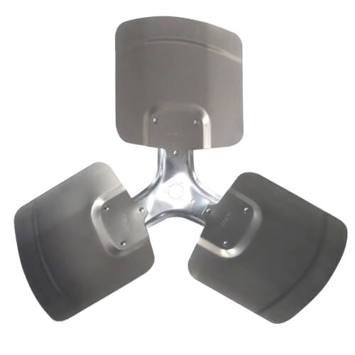 Main product image of 20" Aluminum 3 Blade Hubless Fan Blade, CCW (31° Pitch)