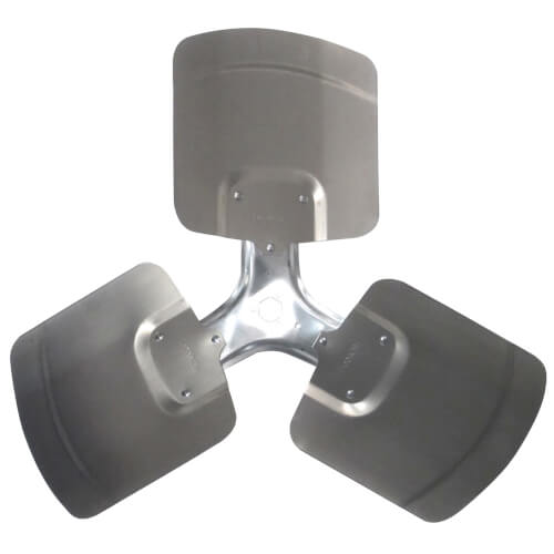 Main product image of 20" Aluminum 3 Blade Hubless Fan Blade, CW (33° Pitch)