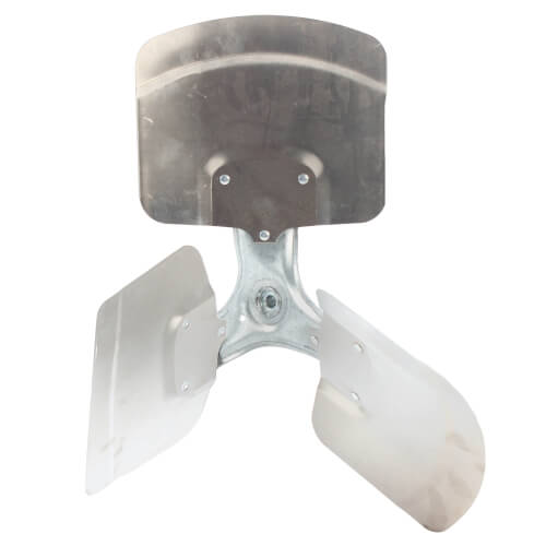 Main product image of 22" Aluminum 3 Blade Fixed Hub Fan Blade (33° Pitch)