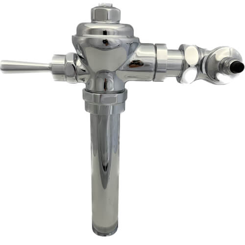 Main product image of Exposed Rex High Efficiency WC Flush Valve, 1-1/4" x 9" Flush Connection for 1-1/4" Back Spud (1.28 GPF)