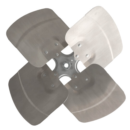 16" Aluminum 4 Blade Fan Blade, CW, (33° Pitch)