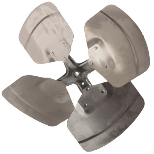 18" Aluminum 4 Blade Fixed Hub Fan Blade, CCW (34° Pitch)