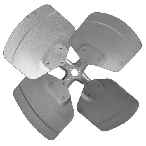22" Aluminum 4 Blade Hubless Fan Blade, CCW (27° Pitch)