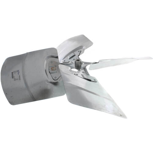 Main product image of 22" Galvanized Steel 4 Blade Fixed Hub Fan Blade, CCW (28° Pitch)