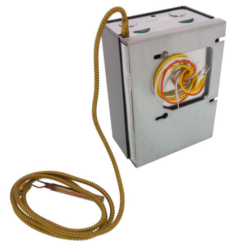 Main product image of Combo Protector Relay & Hydronic Heating Control w/ High Limit: 10F fixed, Low Limit/Circulator, Junction Box Mount (10F to 25F), R8182H1070