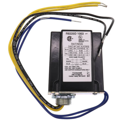 Main product image of 24V Fan Relay w/ DPST Normally Open Switch, R8225D1003