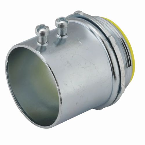 Main product image of 2-1/2" Zinc EMT or Rigid/IMC Set-Screw Coupling, Insulated, 2160