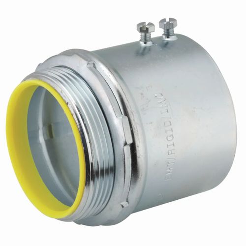 Main product image of 4" EMT or Rigid/IMC Set-Screw Connector, Insulated (Zinc), 2166