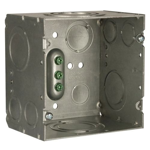 Main product image of 4-11/16" Square Box, 3-1/4 Knockouts, 260