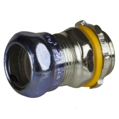 Main product image of 2-1/2" Non-Insulated Steel EMT Raintight Compression Connector, 2940RT