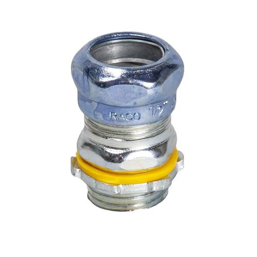 Main product image of 3-1/2" Non-Insulated Steel EMT Raintight Compression Connector, 2944RT