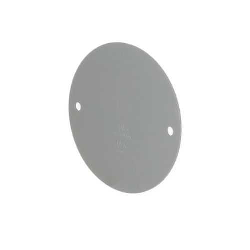 Main product image of 4" Metallic Round Blank Cover, Box Mount, 5374-0