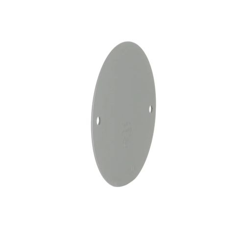 Main product image of 4" Metallic Round Blank Cover, Box Mount, 5374-0
