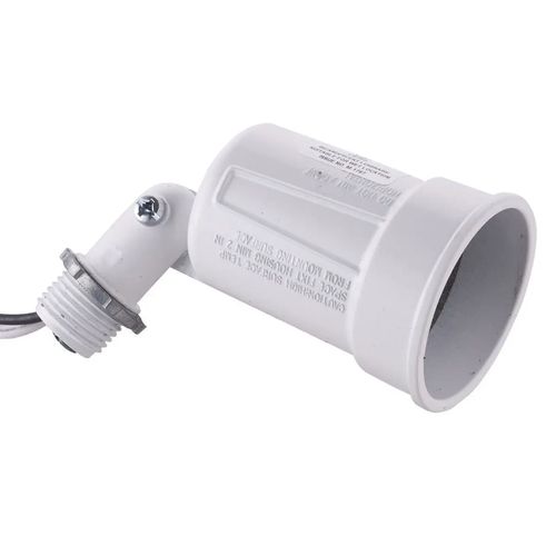 Main product image of Weatherproof Lampholder, 75-150W, Par 38 Lamps, White, 5606-1