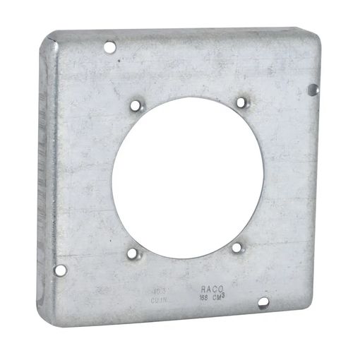 Main product image of 4-11/16" Galvanized Steel Exposed Work Electrical Box Cover, 888