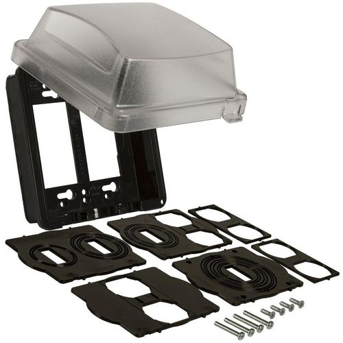 Main product image of 2-Gang Non-Metallic Weatherproof While-in-use Electrical Cover, MM2410C