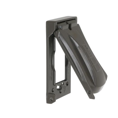 Main product image of 1-Gang Flip Metallic Heavy-Duty Weatherproof  Electrical Cover, Vertical/Horizontal, MX1050Z