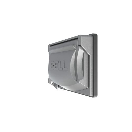 Main product image of 1-Gang Flip Metallic Heavy-Duty Weatherproof Outlet Cover, Vertical/Horizontal, MX1250S