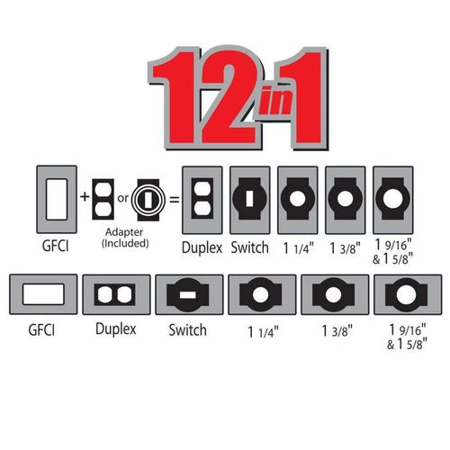 Main product image of 1-Gang Flip Metallic Heavy-Duty Weatherproof Outlet Cover, Vertical/Horizontal, White, MX1250W