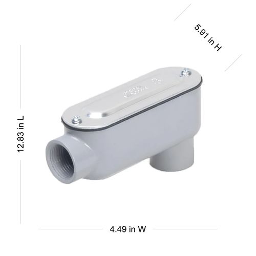 Main product image of 3" Rigid & IMC Type-LB Conduit Body, RLB300