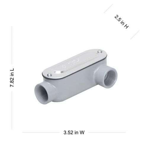 Main product image of 1-1/2" Rigid & IMC Type-LL Conduit Body, RLL150