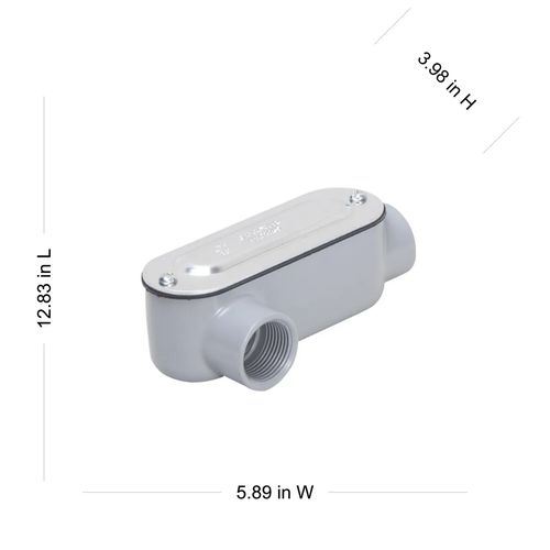 Main product image of 2-1/2" Rigid & IMC Type-LR Conduit Body, RLR250