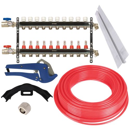 Main product image of Bluefin Radiant Heat Package w/ Transfer Plate (1500 sq ft)