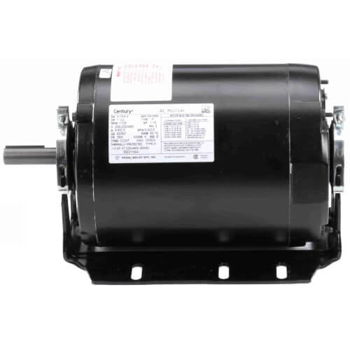 Main product image of 1 1/2 HP 208-230/460v Fan and Blower HVAC/R Motor, 3 PH, 1725 RPM, 56H Frame, OPEN
