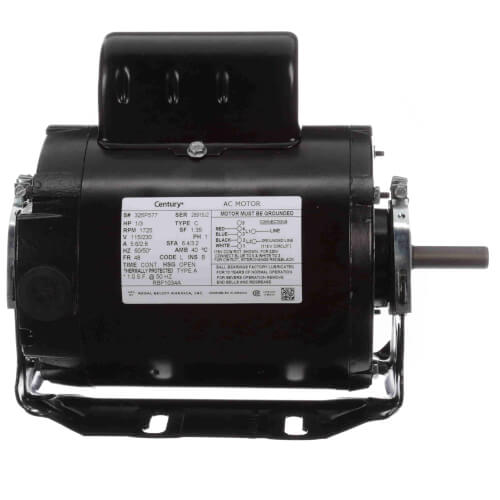 Main product image of 5-5/8" Capacitor Start Resilient Base Motor (115/230V, 1725 RPM, 1/4 HP)